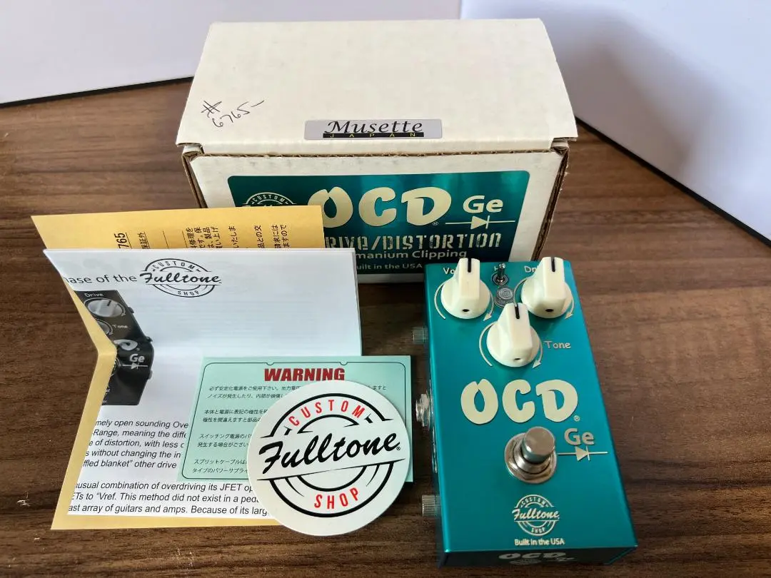 【倒産前のレア物】fulltone OCD Ge Amazon.com: Fulltone Custom Shop OCD-Ge Germanium Obsessive
