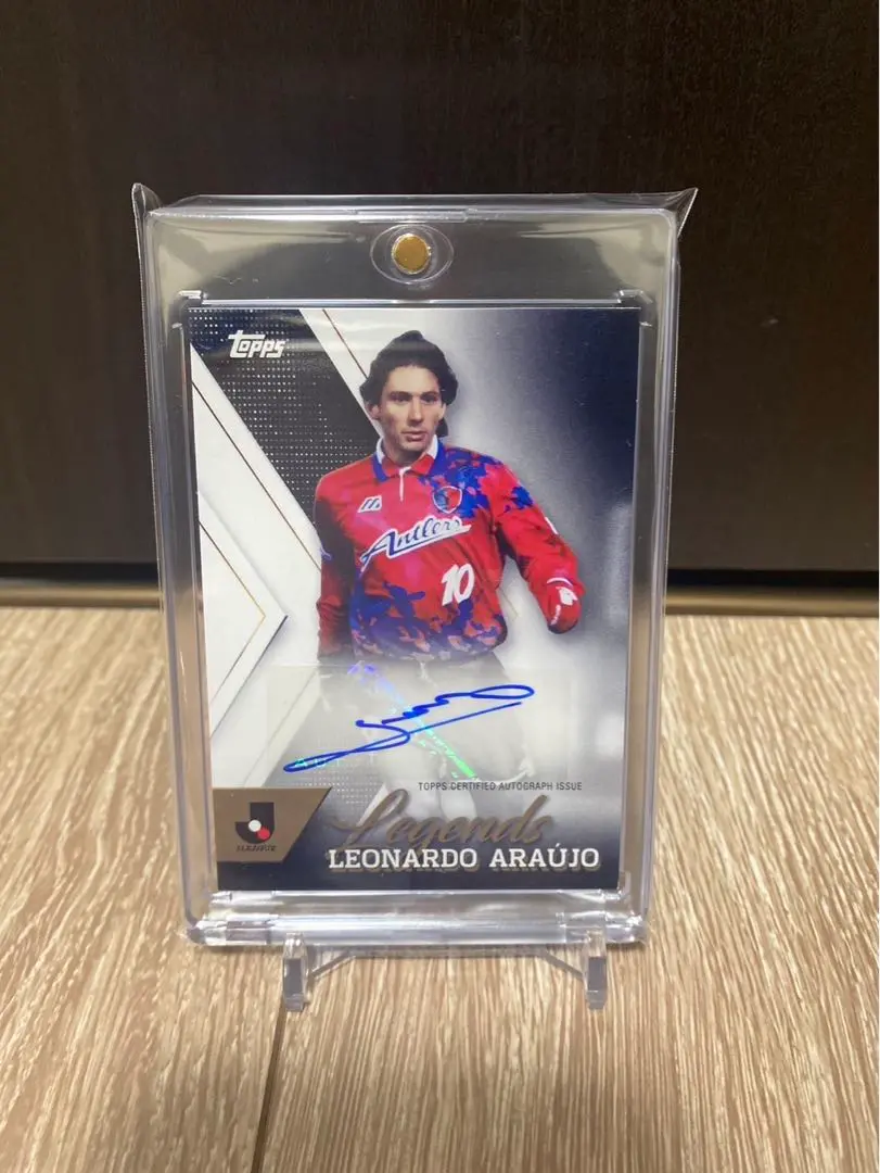 レオナルドアラウージョ直筆サイン　世界で一枚限定　topps 鹿島アントラーズ Yahoo!オークション -「レオナルド 鹿島」(トレーディングカード