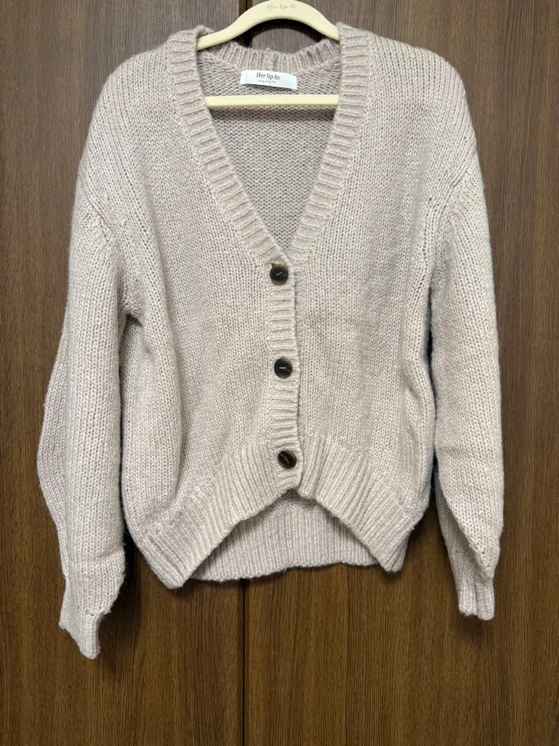 Thumbnail of herlipto Essential mohair blend cardigan