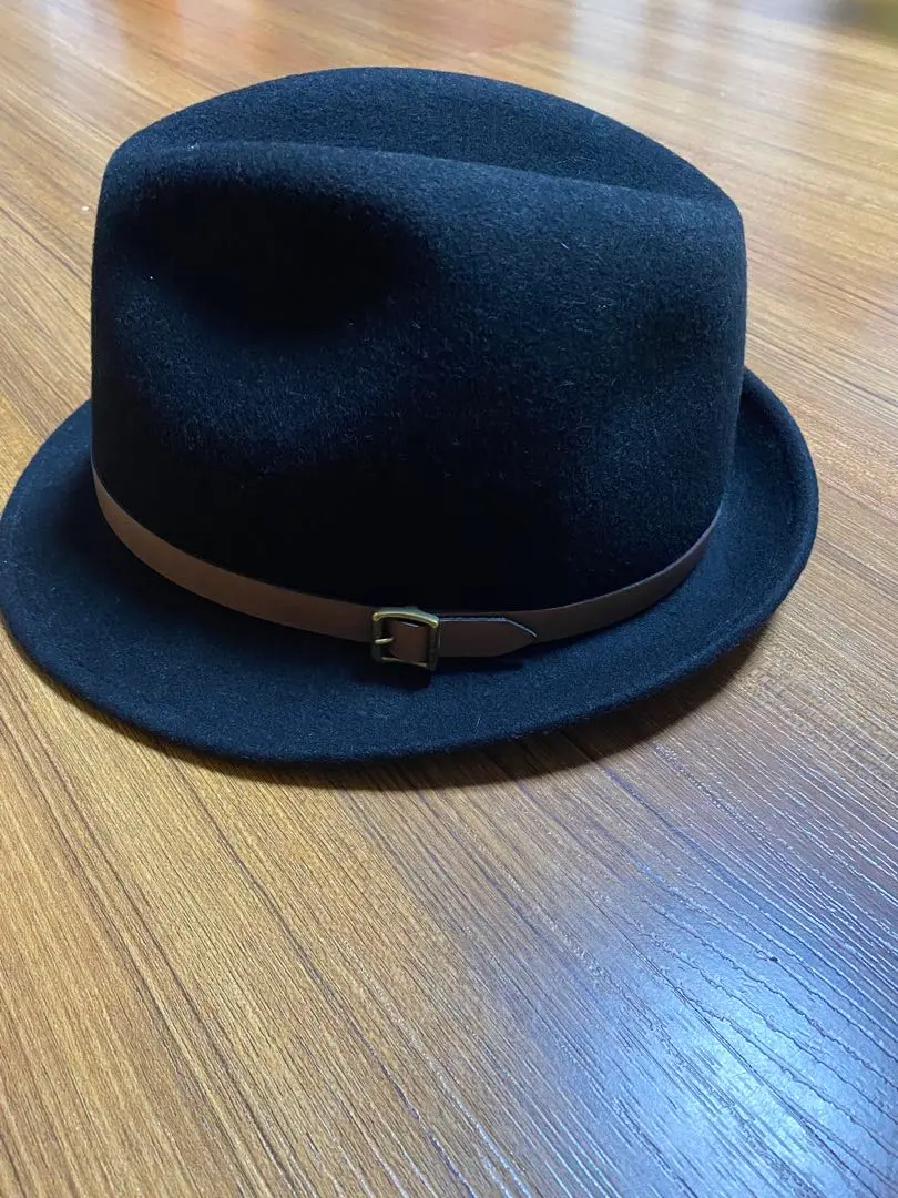 Thumbnail of Black wool felt hat