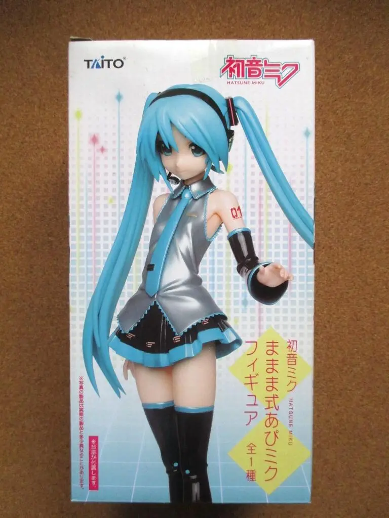 初音ミク　SPMナチュラル & ままま式あぴミク　セット Amazon | 初音ミク ままま式あぴミク フィギュア 外箱高約230mm