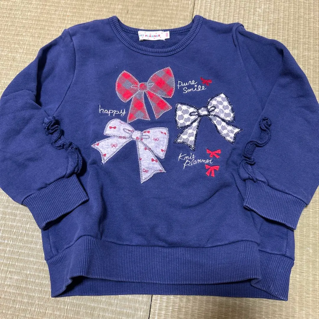 Thumbnail of Knit Planner Navy Sweatshirt 100cm