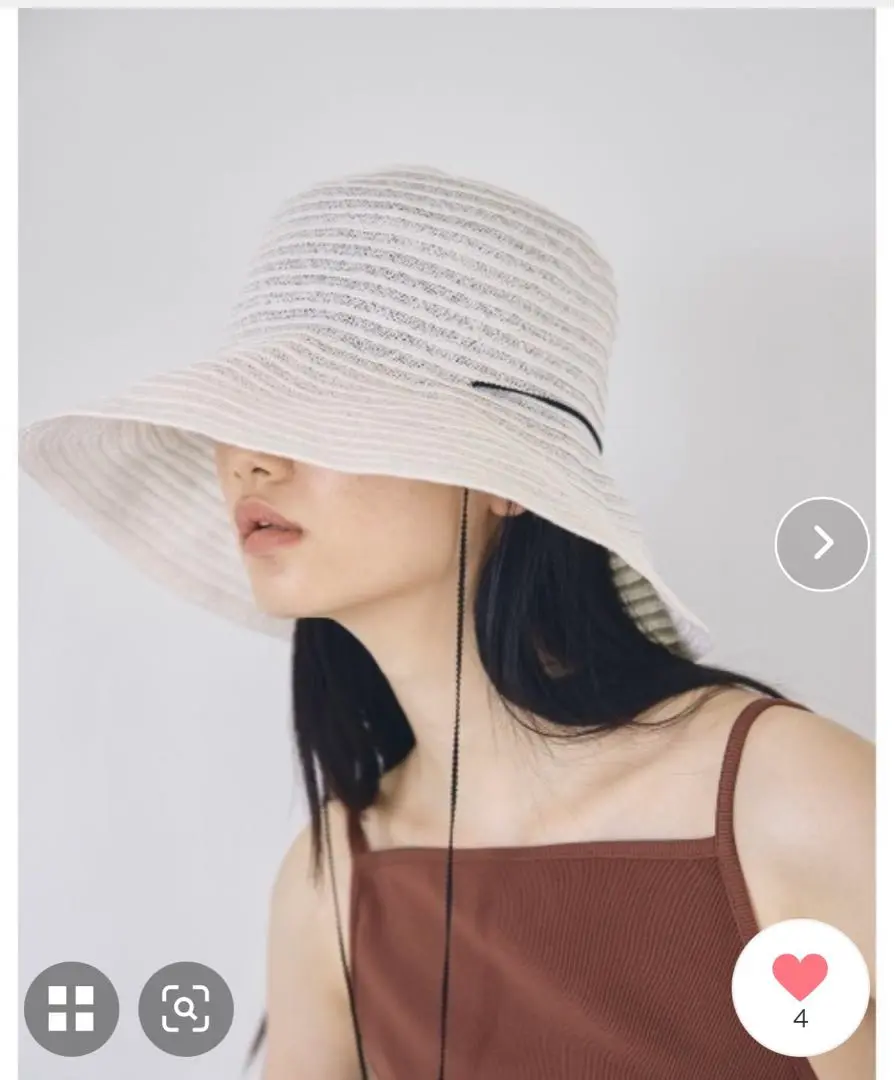 トゥデイフル　Abaca Brim Hat アバカブリムハット　ブラック TODAYFUL（トゥデイフル）の「アバカブリムハット（ハット