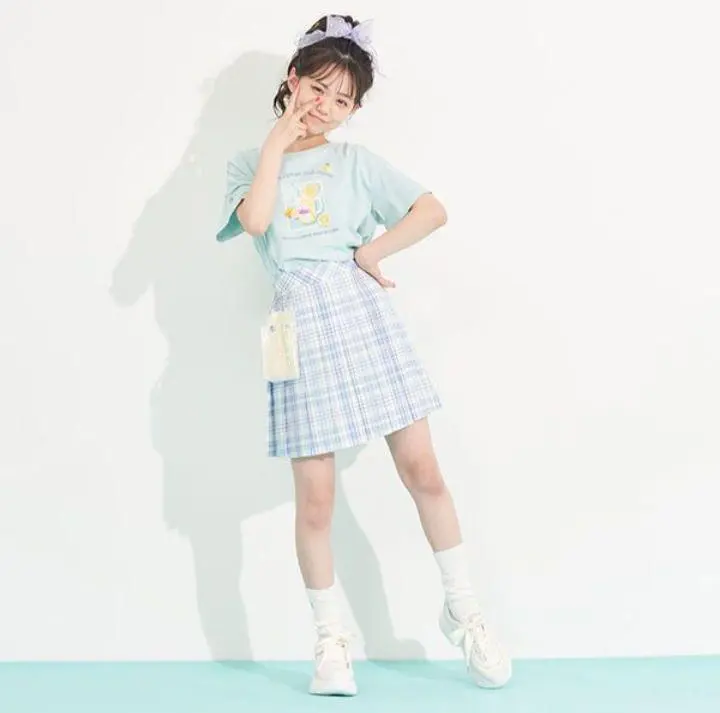 Thumbnail of Mezzo Piano Junior Check Pleated Skirt-Pants