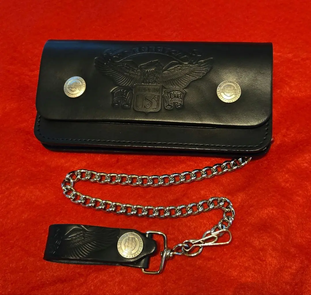 【ほぼ新品未使用】Harley-Davidson 長財布 04-4130_1.jpg