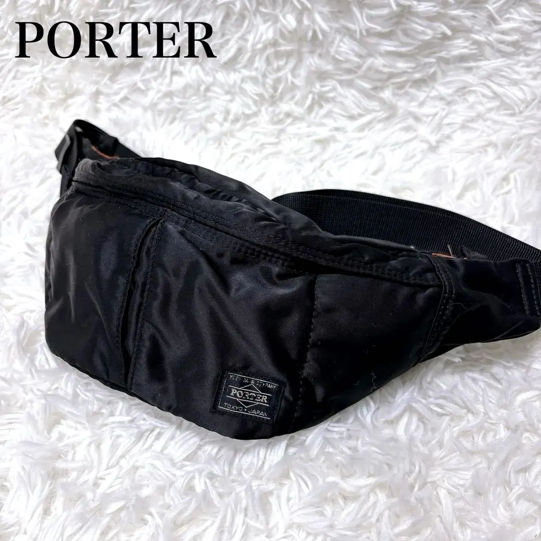 Thumbnail of Good condition PORTER TANKER Waist Bag Black Body Bag