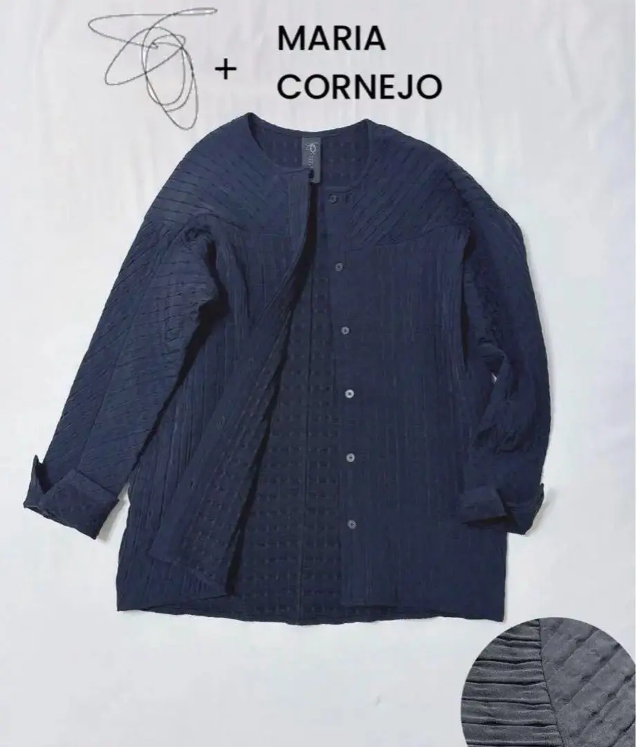 ⭐︎未使用⭐︎ZE RO＋MARIACORNEJO黒のVネックコクーンワンピース