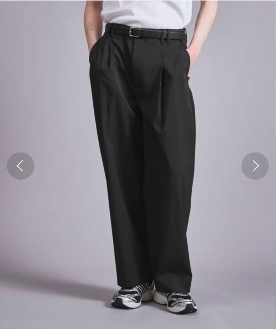 Thumbnail of MONKEY TIME High Twist 2 Pleat Wide Pants