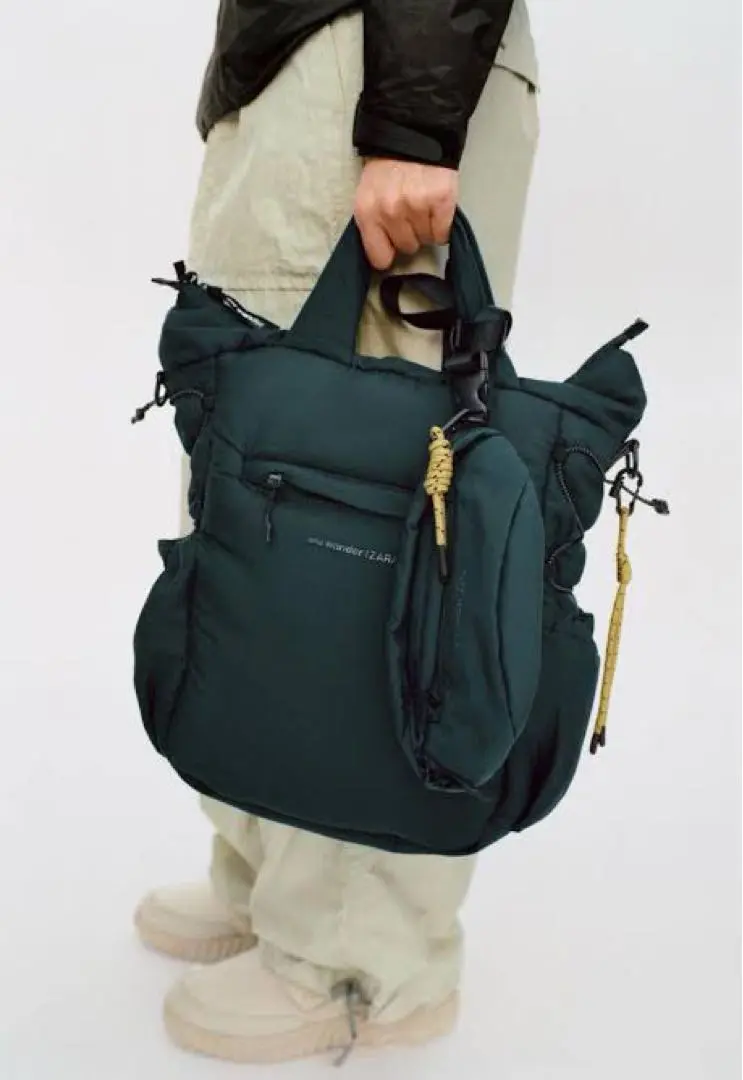 IMB store 様and wander メッセンジャーバッグ ネイビー and wander / アンドワンダー | heather messenger bag - Navy