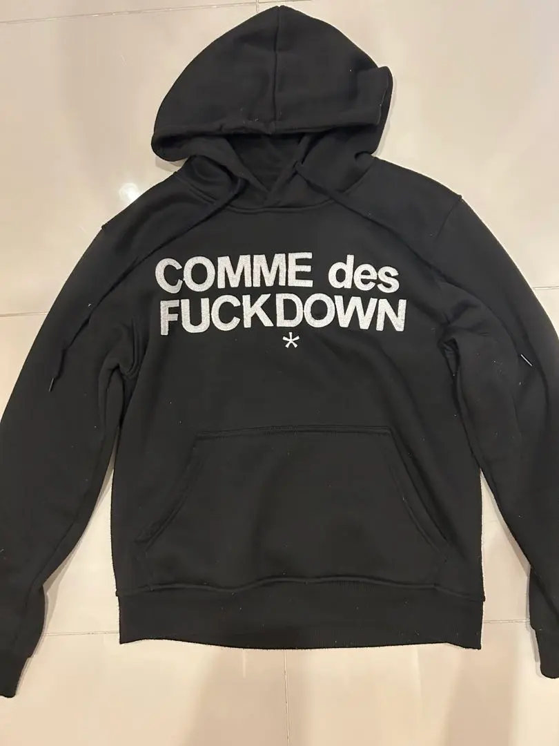 usa製 COMME des FUCKDOWN プルオーバーパーカー フーディー 楽天市場】COMME DES FUCKDOWN HOODIE (762324020:BLACK)コム