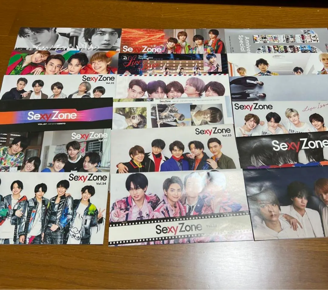 Sexy Zone 會報 18冊 佐藤勝利 中島健人 菊池風磨 松島聰 Marius葉 的縮圖