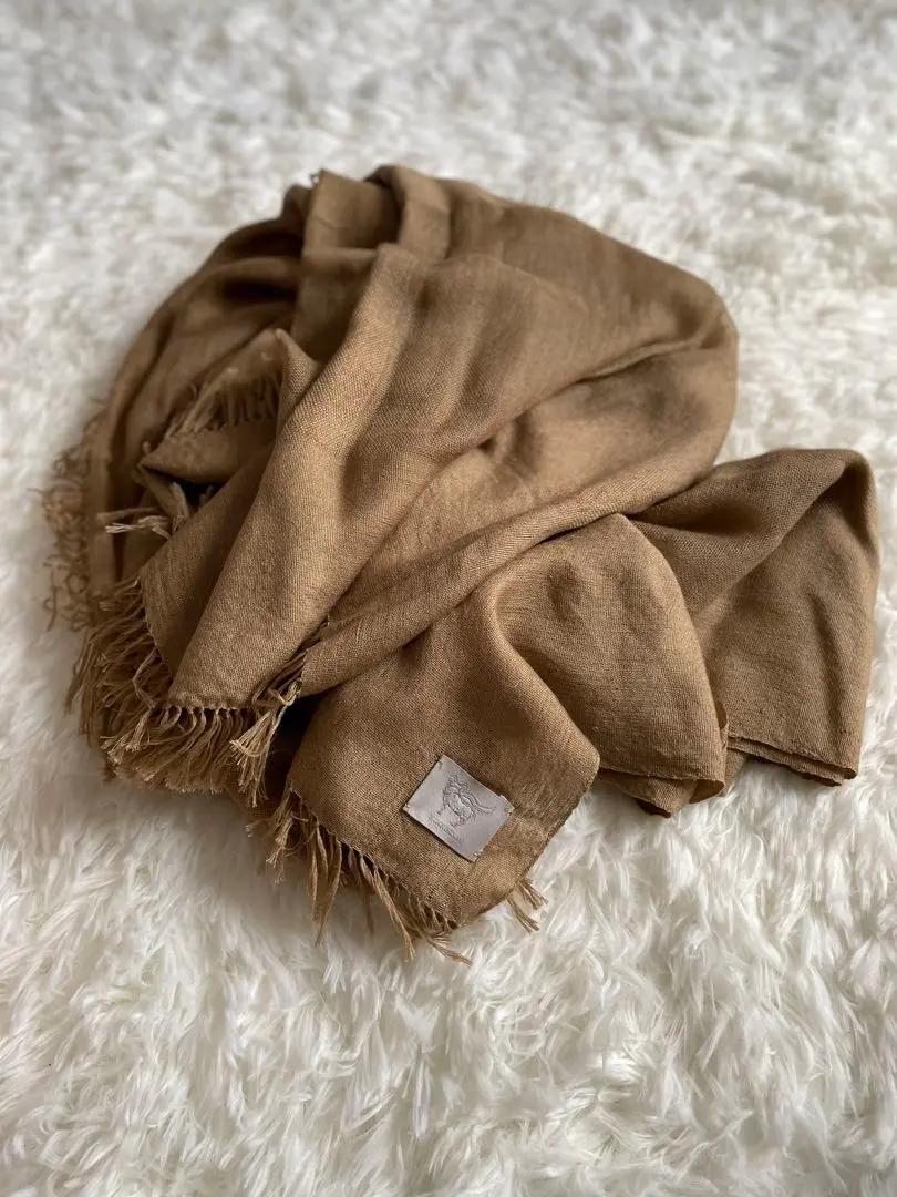 新品未使用IENA  NIMNIMDUAI ニムニムデュアイ　カシミヤスカーフ IENA｜NIMNIMDUAI/ニムニムデュアイ THICK LINEN リネンストール