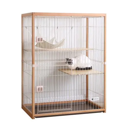 ♡【最安値‼️】即購入歓迎♡新品インテリアキャット木製ゲージ　3段　未開封♡ 楽天市場】猫 ケージ キャットケージ 3段 木製 おしゃれ 木目調