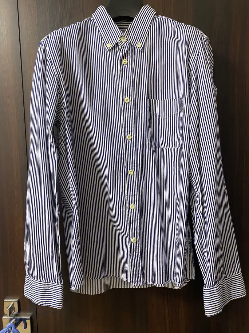 Thumbnail of HARE Striped Long Sleeve Shirt, Size M, Made in Japan