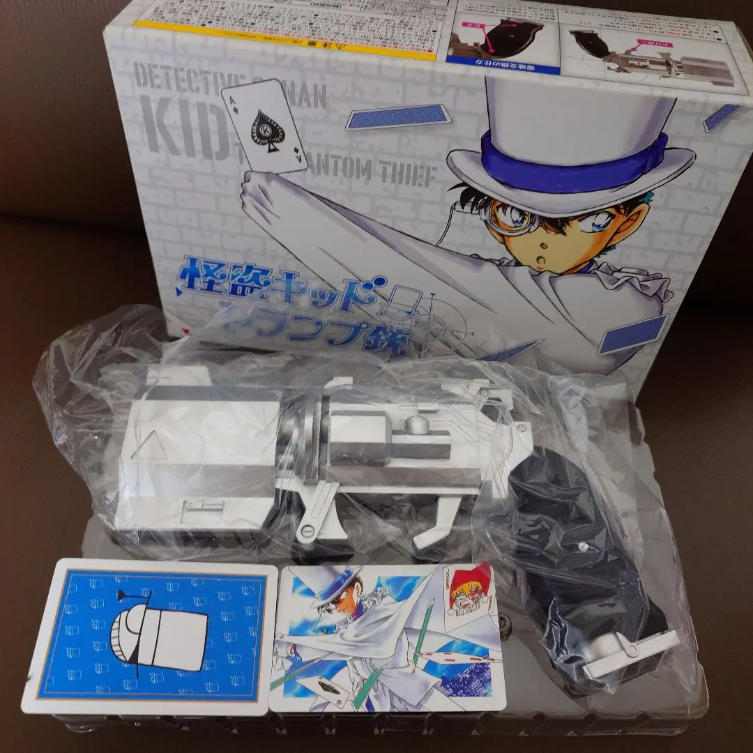 サンデー全プレ怪盗キッド100 VOICEトランプ銃 コナン トランプ銃 作り方 怪盗キッドの100VOICEトランプ銃 「名
