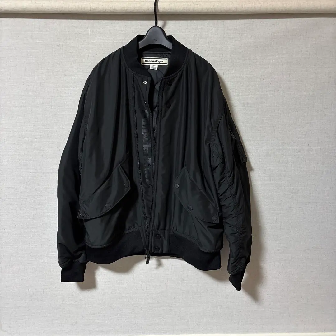 美品 オニツカタイガー ブルゾン すぐにお届け] Onitsuka Tiger BOMBER JACKET (onitsuka tiger