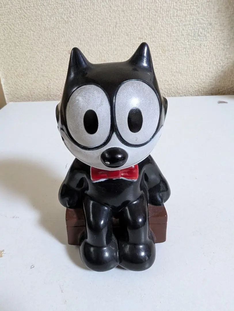 フェリックス・ザ・キャット　ソフビ　フィギュア　貯金箱　レトロ　レア　昔　グッズ フェリックス・ザ・キャット ソフビ フィギュア 貯金箱 レトロ