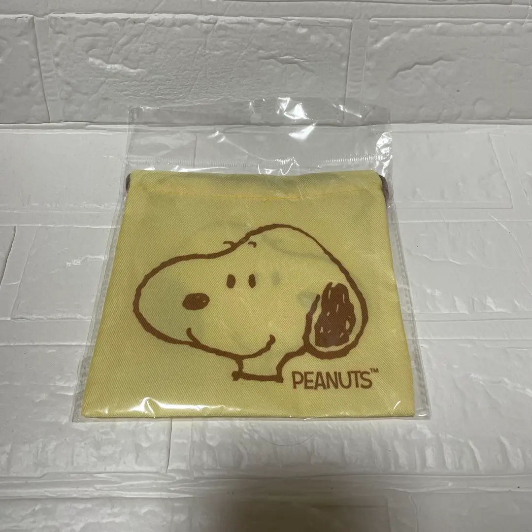 【未使用】史努比 PEANUTS迷你束口袋 的縮圖