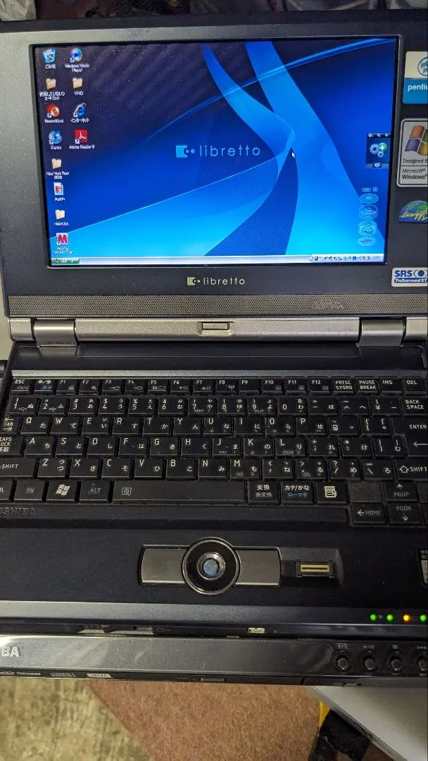 ジャンクTOSHIBA Libretto U100 PAU100190DSB ジャンク TOSHIBA libretto U100 PAU100190DSB DVDドック メモリ