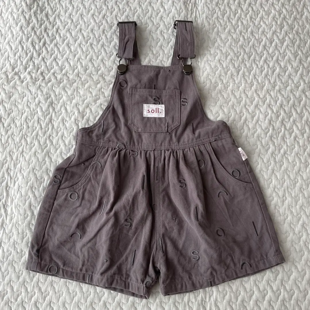 soll the label : オーバーオール soll. the label】- ソルザレーベル - Kids Soll Denim Overalls