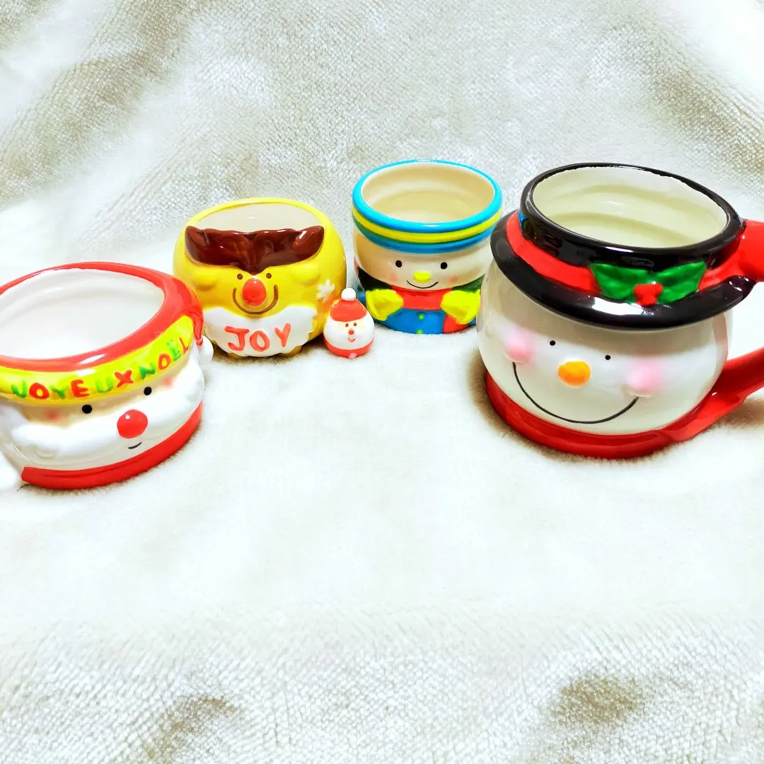 Thumbnail of Christmas Snowman Santa Dessert Cup Set