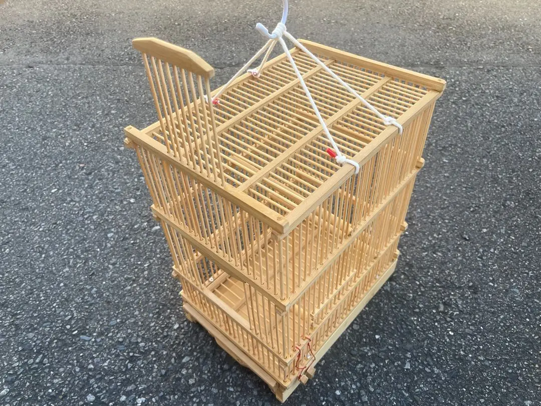 ⭐️限定値下げ　鳥籠　手作り　竹細工　工芸　匠① m75336314213_1.jpg?1728838834