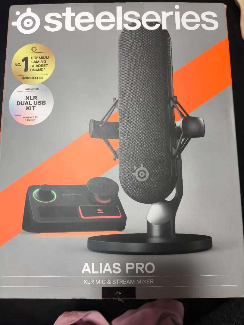 【新品/未使用】SteelSeries Alias Aliasプレミアムゲーミングマイクロフォン | SteelSeries