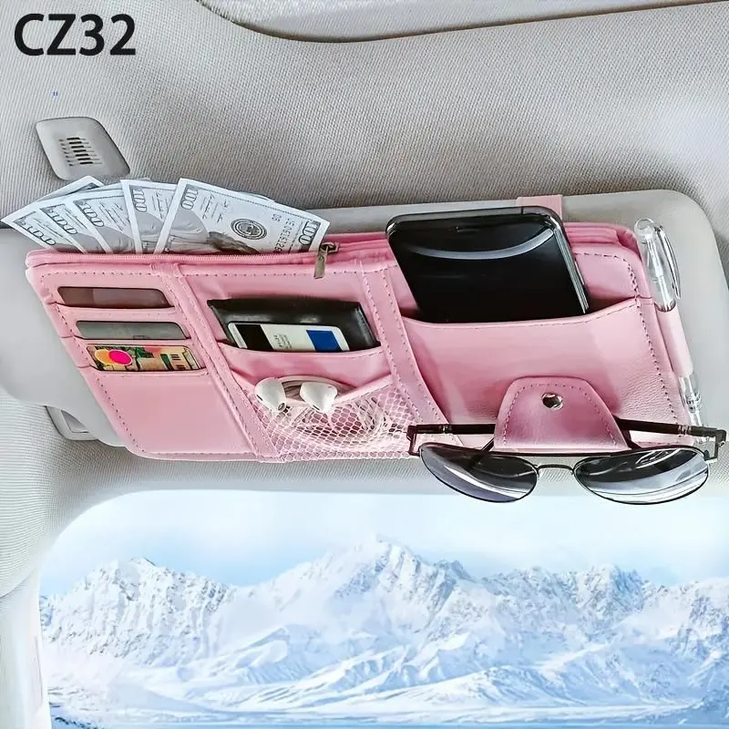 CZ32. 正在挑戰最低價！車用收納 遮陽板收納袋 <html> [1h63 的縮圖