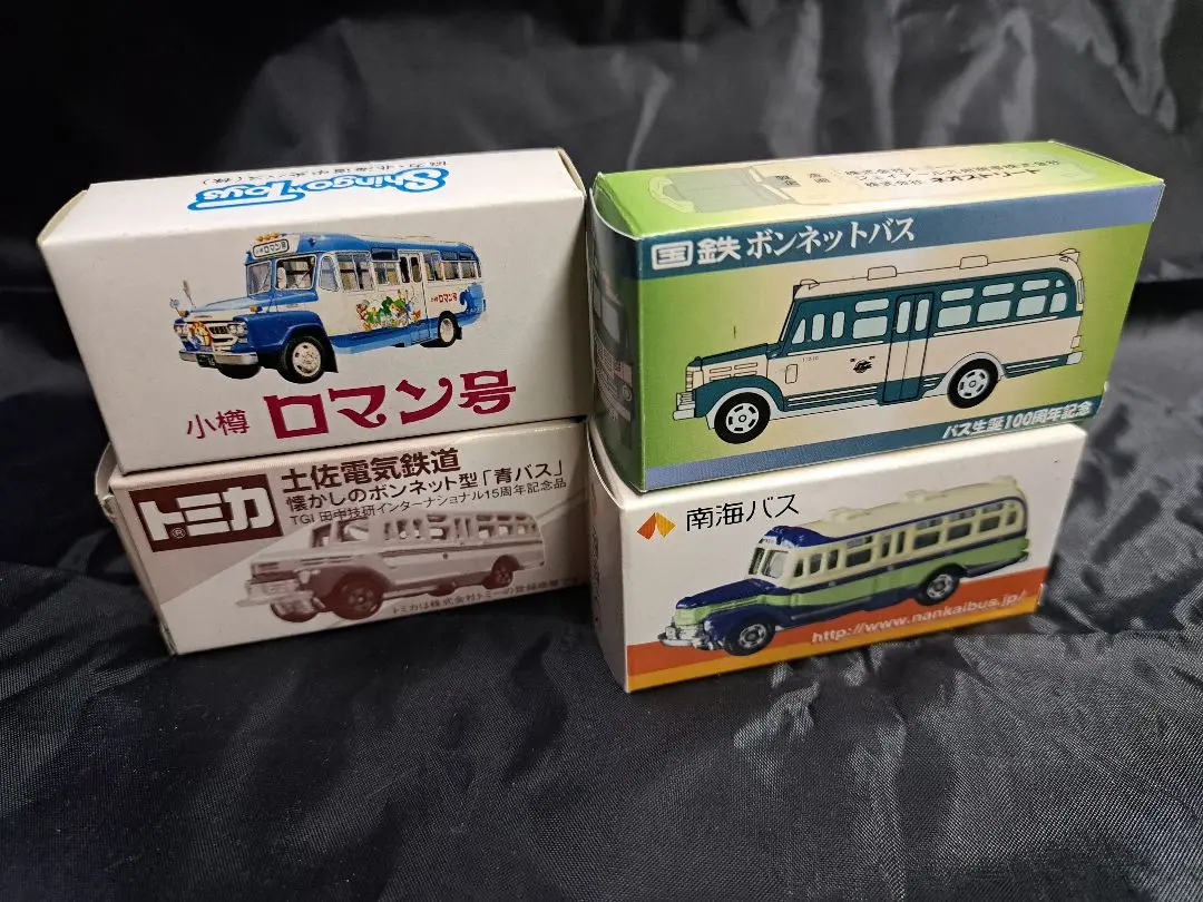 南海バスミニカー　2個　路線バスとボンネットバス　販売/ミニカーショップいけだ トミカ イケダ特注 南海バス ボンネットバス 2400010005534