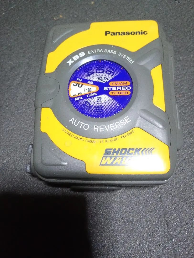 [極美可動品]パナソニック　ショックウェーブ　カセットプレーヤー　RQ-SW5 Panasonic SHOCK WAVE RQ-SW5