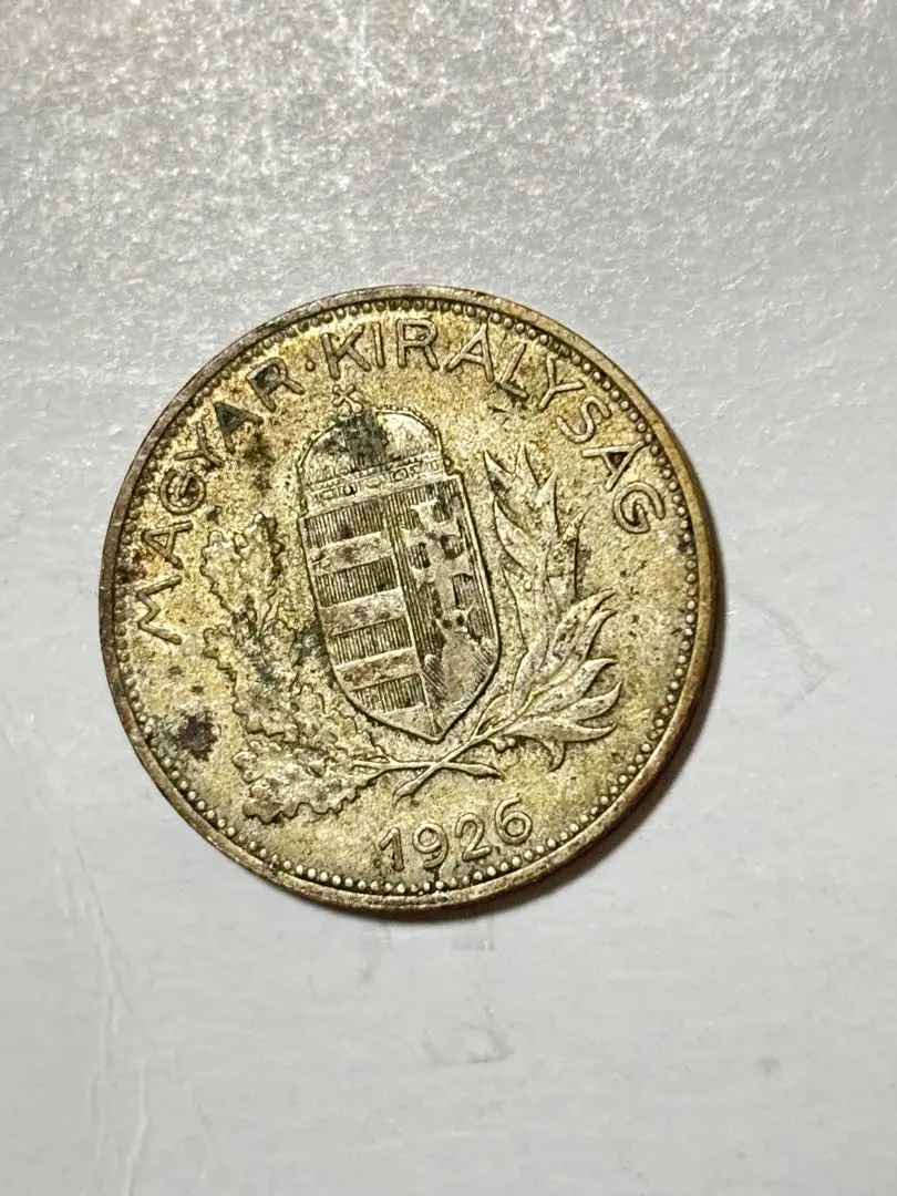 ハンガリー；聖ステファン5ペンゴ大型銀貨、1938年BP, NGCスラブ ハンガリー；聖ステファン5ペンゴ大型銀貨、1938年BP, NGCスラブ