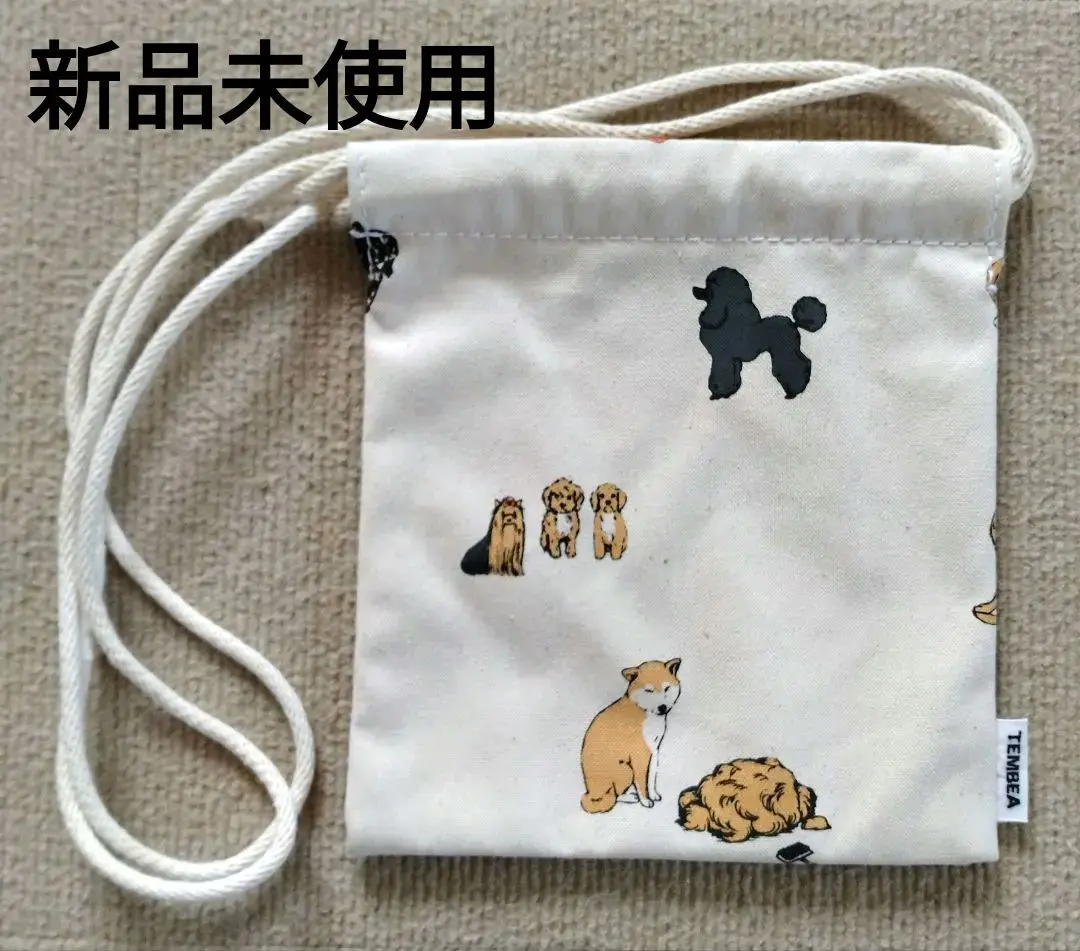 【未使用】【タグ付き】TEMBEA／巾着POCHETTE ECO FUR 02OLIVE_thm.jpg