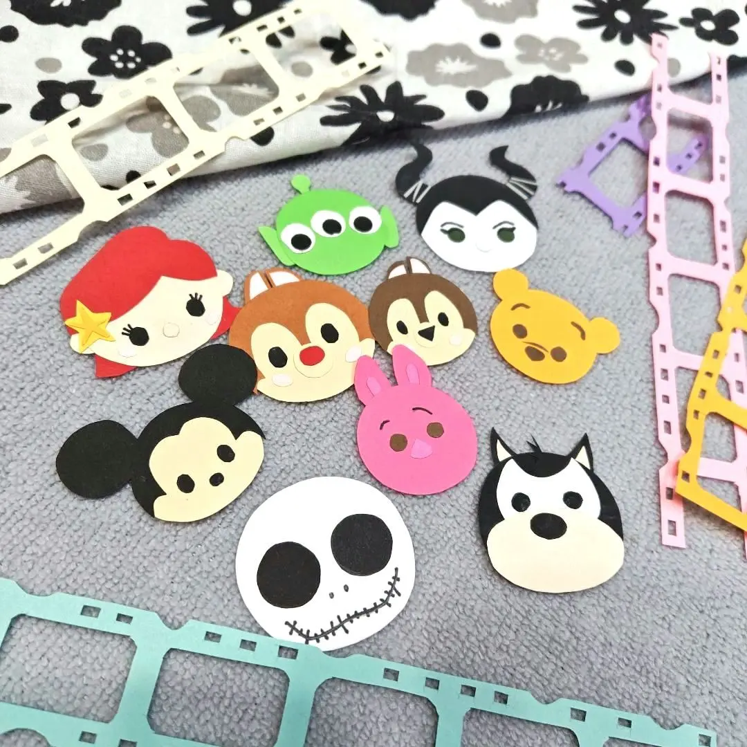 《限定1組》 迪士尼疊疊樂 紙模型 裝飾 相簿 零件 的縮圖