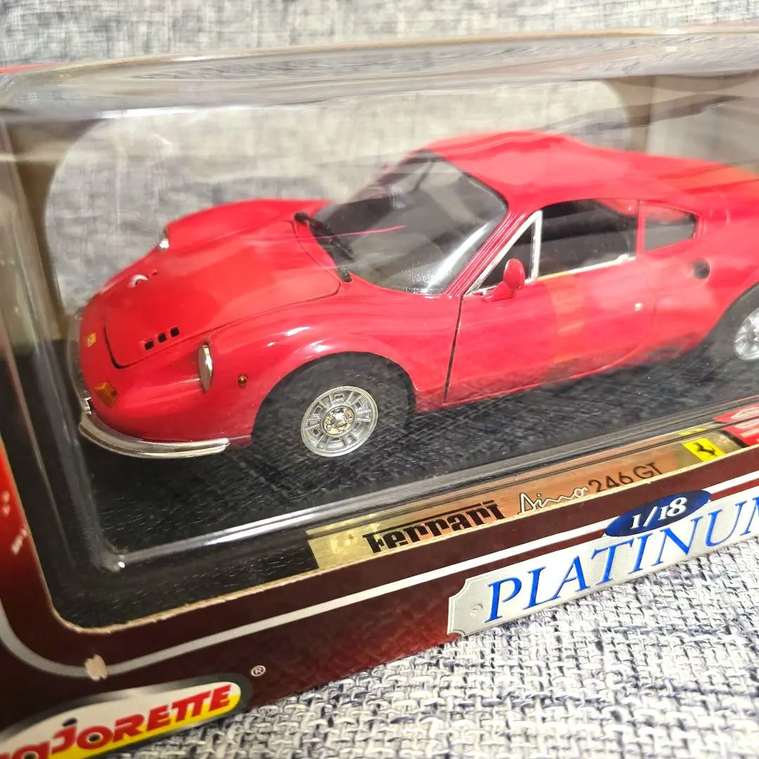 京商1/18【マテルエリート】フェラーリディーノ246GTLM1972新品未開封 マテル 1/18 フェラーリ DINO 246GT LM1972ルマン エリート おもちゃ