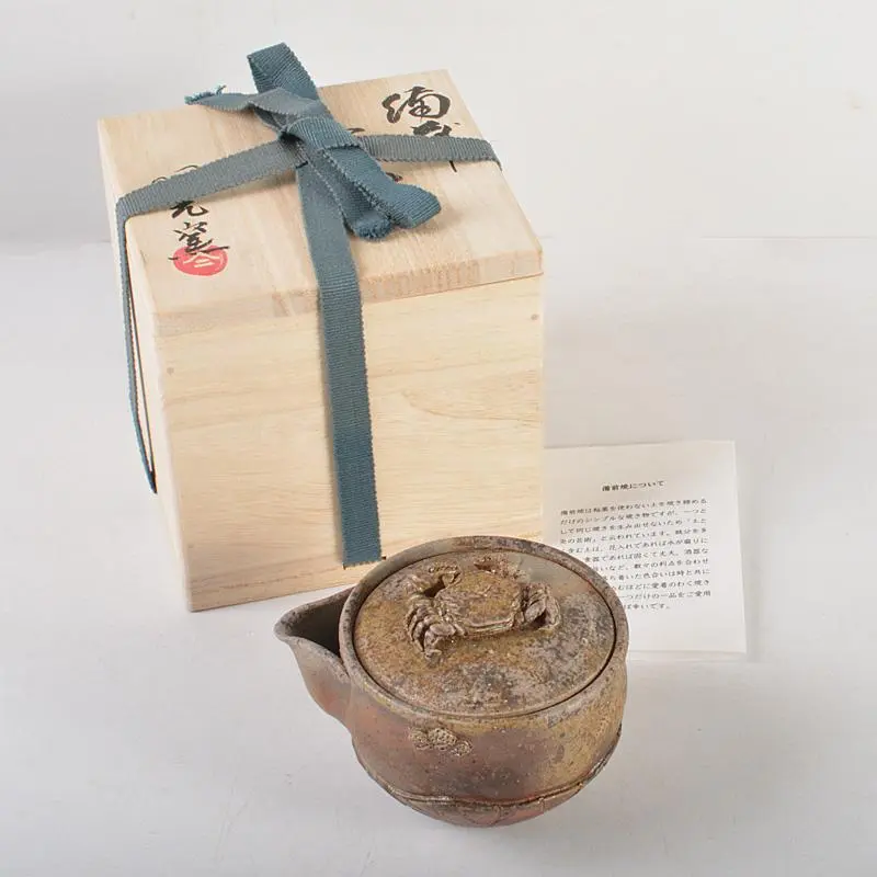 煎茶道具　備前焼　明光窯　蟹摘蓮葉　宝瓶　急須　共箱　D　R6073 2025年最新】明光窯の人気アイテム - メルカリ