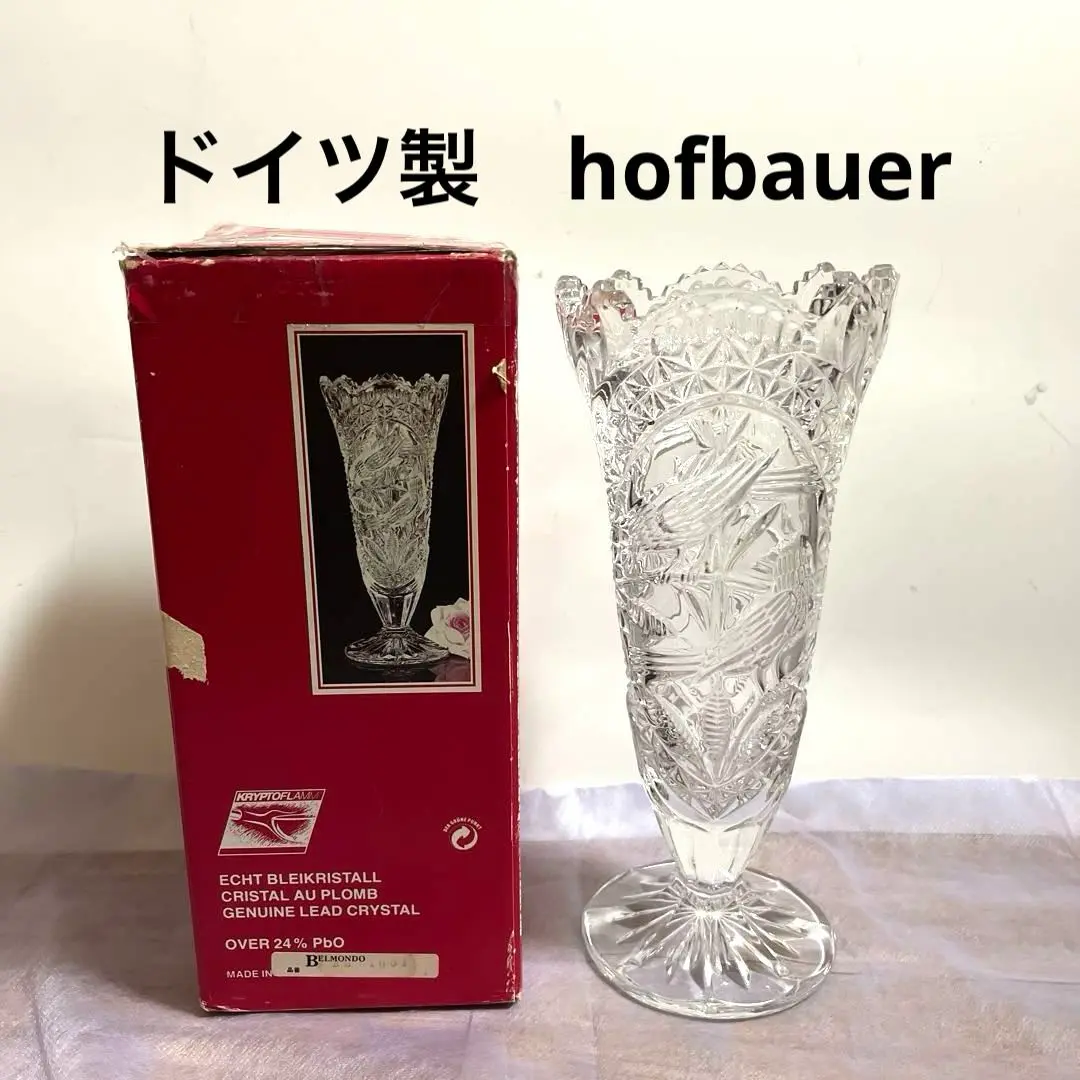 ホフバウアー社 ヴィンテージ　フェラーリ　ガラス　クリスタル　置物 ホフバウアー社 ヴィンテージ フェラーリ ガラス クリスタル