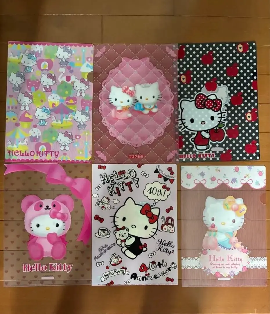 Thumbnail of Hello Kitty Clear File Set of 6 (Fukoku Life Insurance) ②
