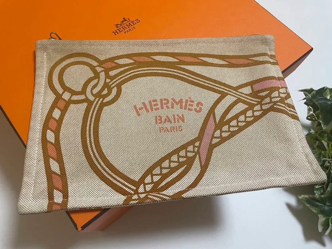 HERMESエルメス ヨッティング GM フラットポーチ Yochting Pouch