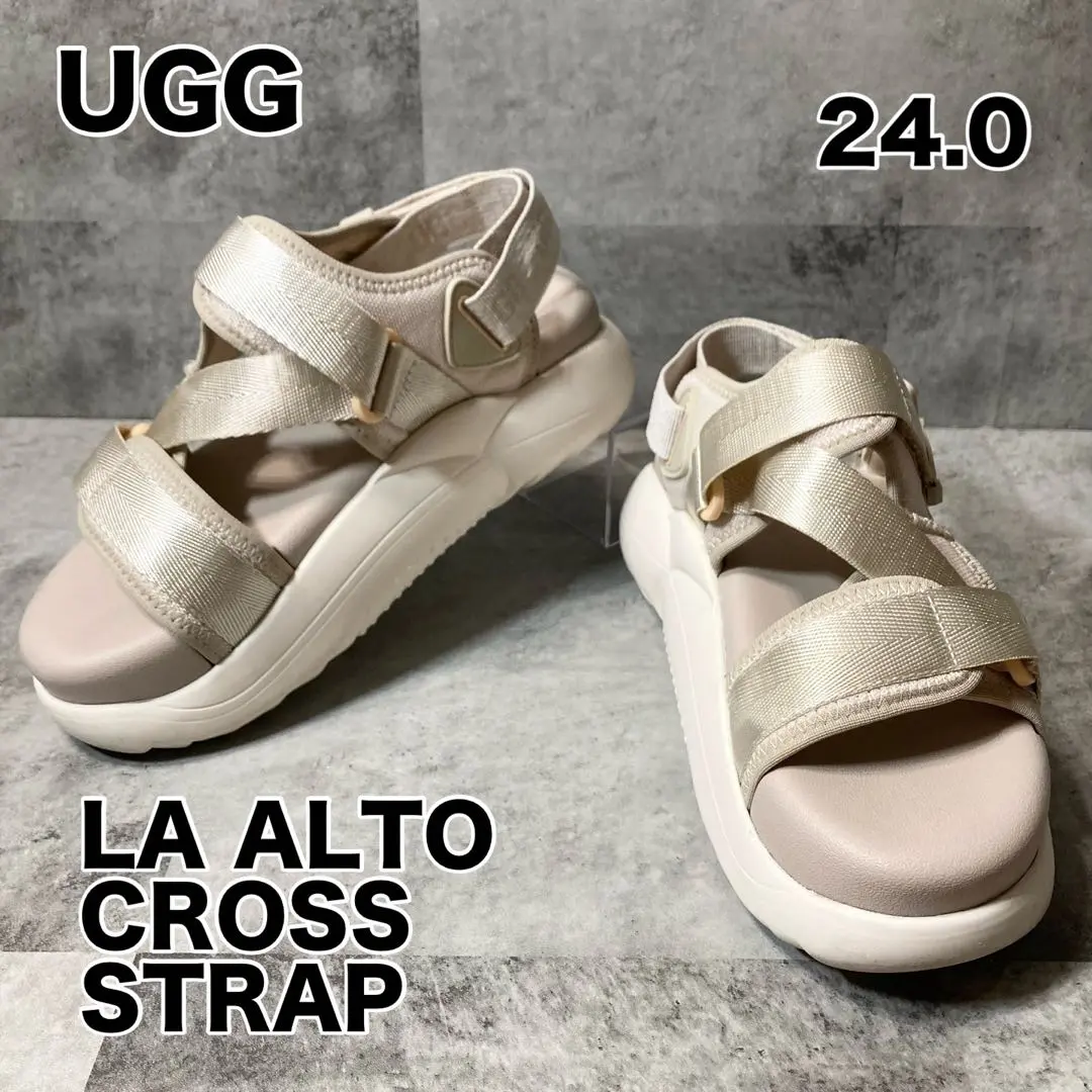 【UGG】 LA Alto Cross Strap 厚底☆スポーツサンダル UGG Australia サンダル LA ALTO CROSS STRAP / アグ ラ アルト