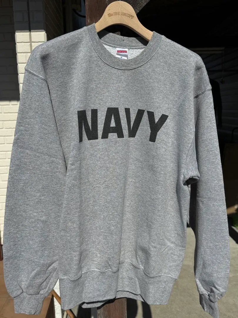 Thumbnail of SOFFE Gray NAVY Logo Sweatshirt M