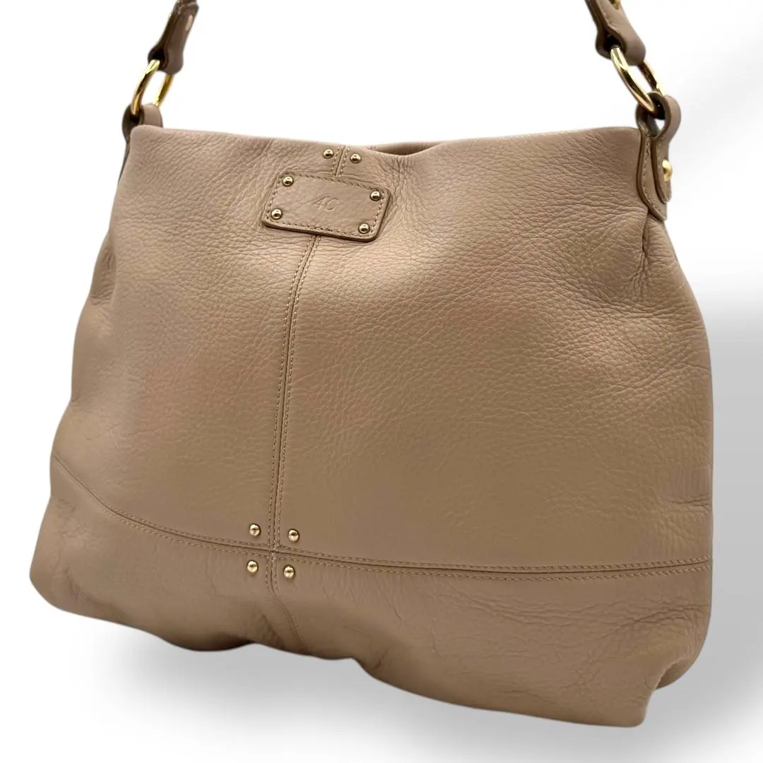 AR8【極美品】4℃　ヨンドシー　皮革　手提包　肩背　單肩 的縮圖