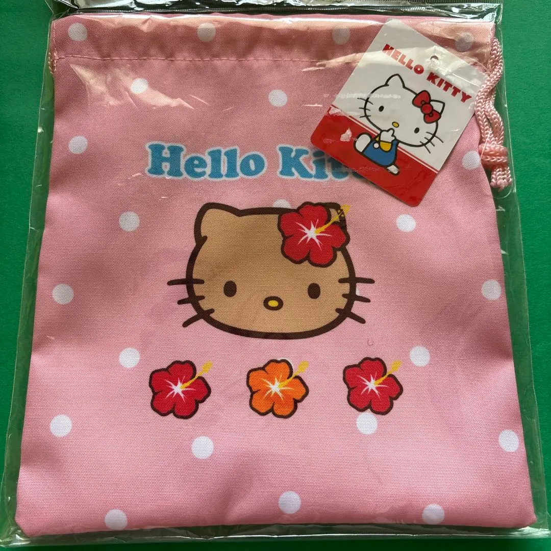 三麗鷗 防曬 HELLO KITTY 束口袋 的縮圖