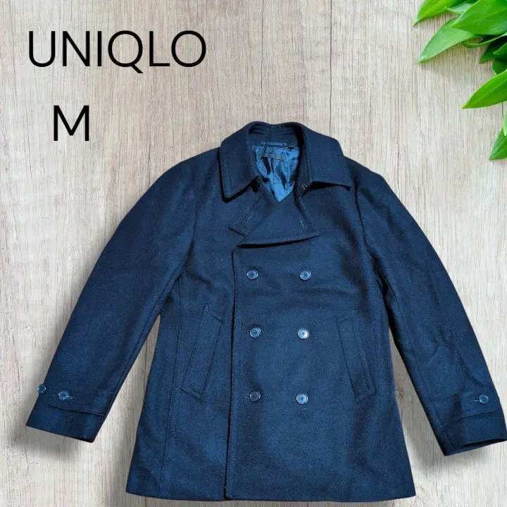 Thumbnail of Uniqlo Wool Melton Pea Coat P-Coat Navy M Classic