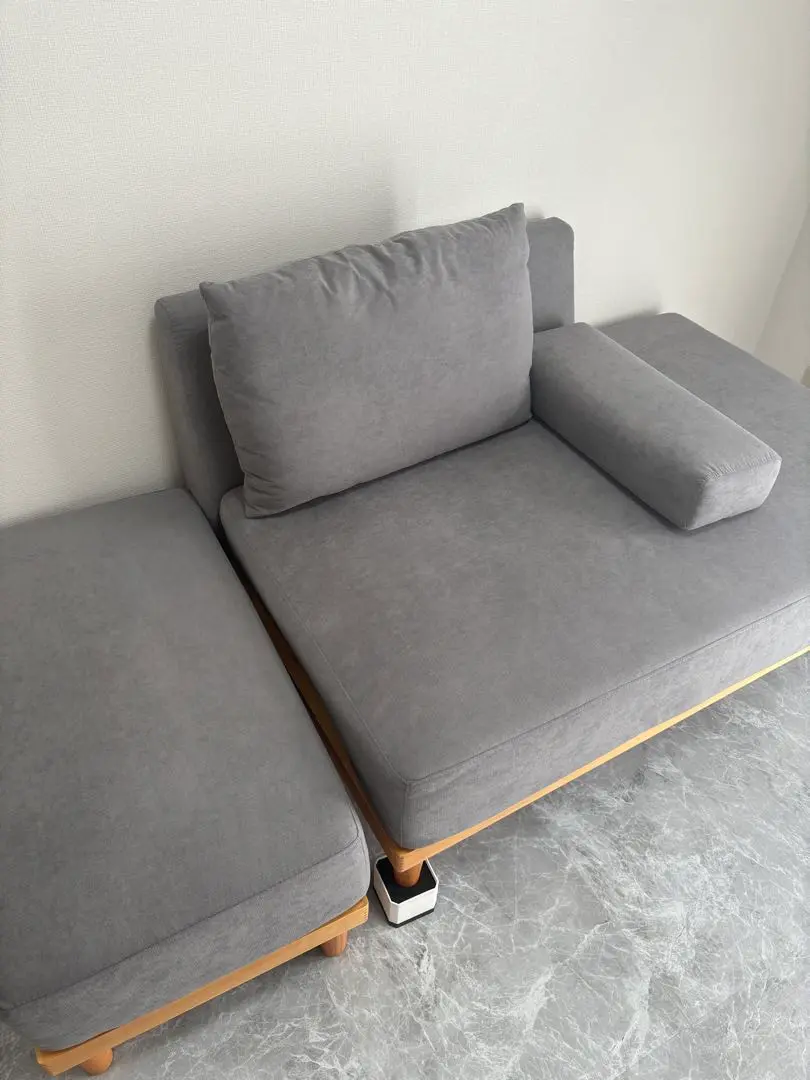 未使用品　VENTOTA FINE KAGUグレー 右2人掛け用　オットマン付き 未使用品 VENTOTA FINE KAGUグレー 右2人掛け用 オットマン付き