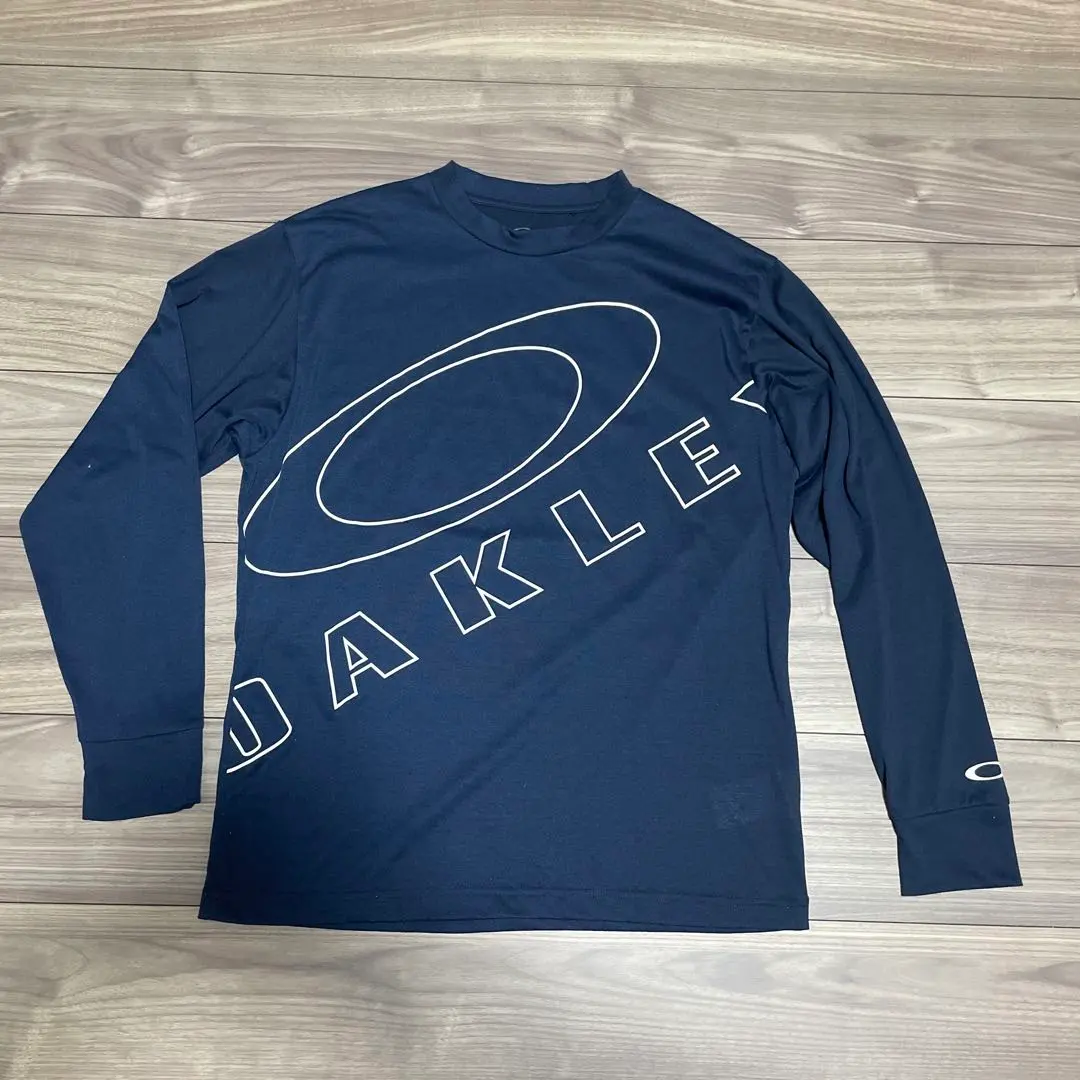 Thumbnail of OAKLEY long-sleeved cut-and-sew, navy, size M