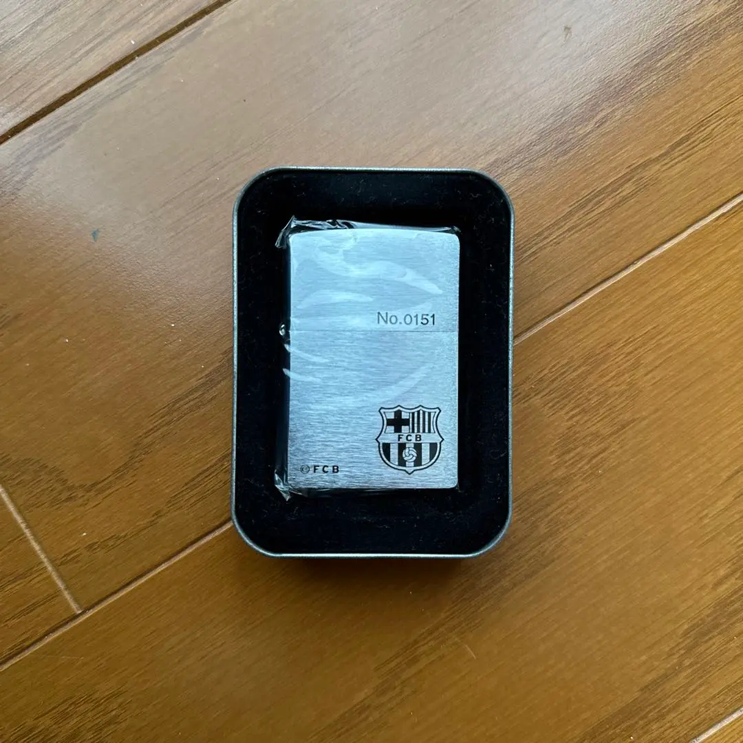 FCバルセロナ 08-09 三冠達成記念ジッポ Zippo
