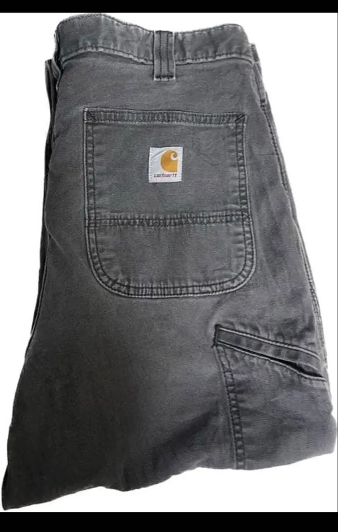 Thumbnail of Carhartt black denim pants