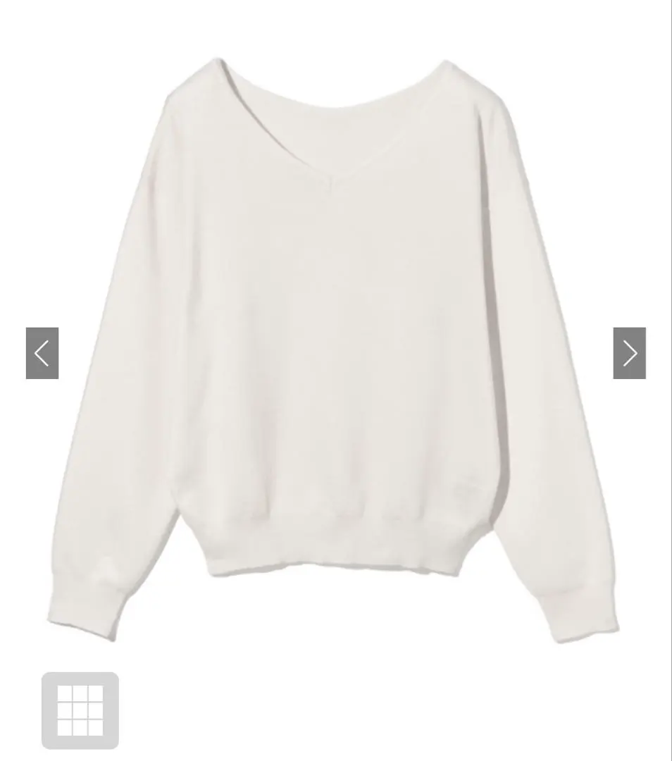 Thumbnail of GRL rut815 V-neck knit top [Sold Out]