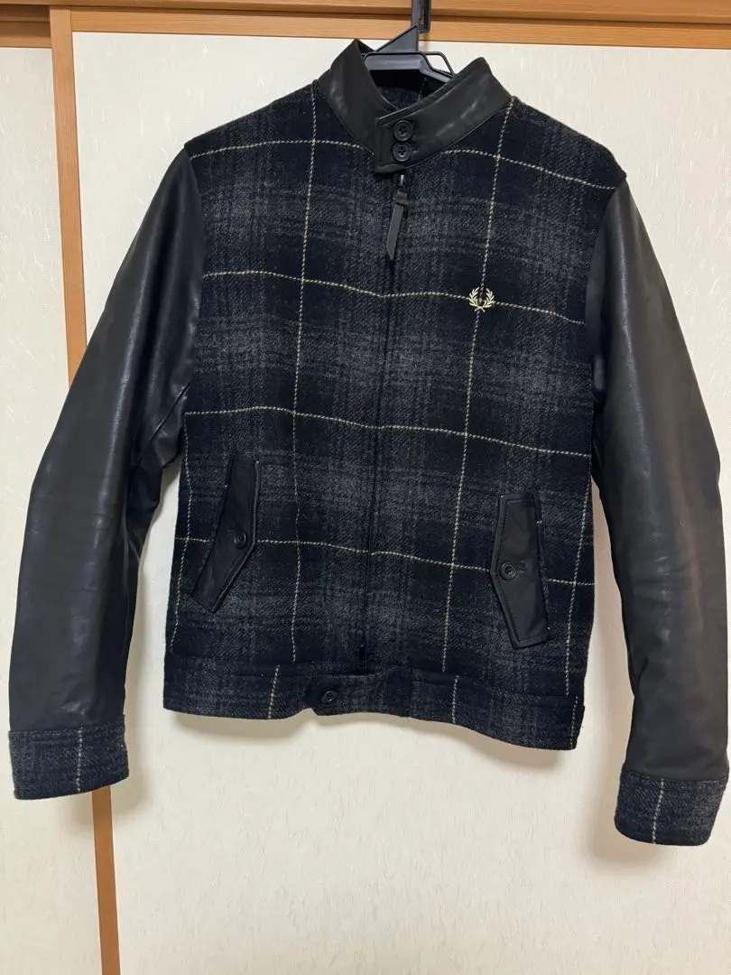 FRED PERRY レザージャケット L ブラウン オールドレザージャケットの仕様をすべて盛り込んだ「BEST」な