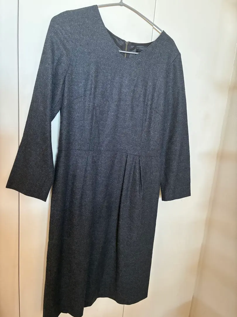 Thumbnail of Excellent Condition: UNTITLED Dark Gray V-Neck Long Sleeve Dress